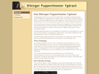 wikinger-puppentheater.de Webseite Vorschau