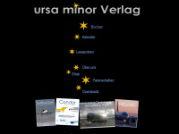 ursa-minor-verlag.de Webseite Vorschau