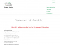 restaurant-maiensaess.ch Webseite Vorschau