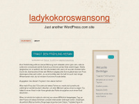 ladykokoroswansong.wordpress.com Webseite Vorschau
