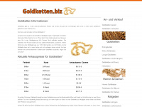 goldketten.biz Webseite Vorschau
