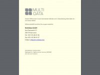 multidata.biz Webseite Vorschau