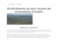windkraftwerke.biz Webseite Vorschau