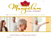 mangalam.ch Webseite Vorschau