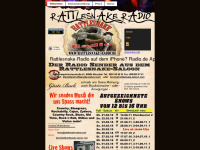 rattlesnake-radio.de Webseite Vorschau