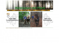 holzruecken-mit-pferd.de Webseite Vorschau