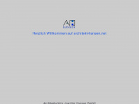 architekt-hansen.net Webseite Vorschau