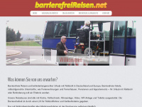 barrierefreireisen.net Webseite Vorschau