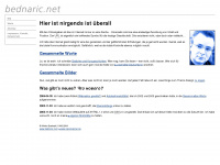 bednaric.net Webseite Vorschau