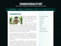 change4equality.net Webseite Vorschau