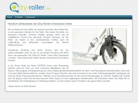 city-roller.net Webseite Vorschau
