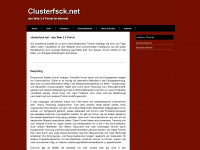 clusterfsck.net Webseite Vorschau