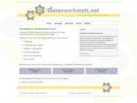 datenwerkstatt.net Webseite Vorschau