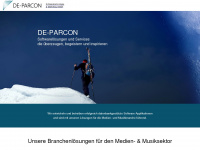 de-parcon.net Webseite Vorschau