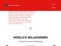 die-drucker.net Webseite Vorschau