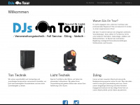 djsontour.net Webseite Vorschau