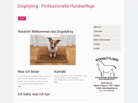 dogstyling.net Webseite Vorschau