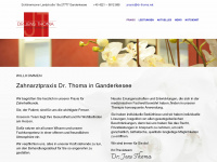 zahnarzt-ganderkesee-thoma.de Webseite Vorschau