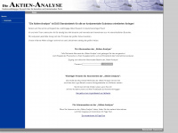 aktien-analyse.de Webseite Vorschau