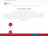 hemmersbach-druck.de Webseite Vorschau