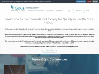 isqua.org Webseite Vorschau