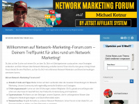 network-marketing-forum.com Webseite Vorschau