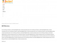 factor.net Webseite Vorschau