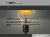 frank-elektrotechnik.net Webseite Vorschau