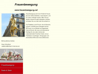 frauenbewegung.net Webseite Vorschau