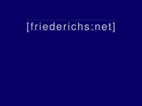 friederichs.net Webseite Vorschau