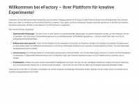 efactory.ch Webseite Vorschau