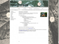 meinholzschmuck.de Webseite Vorschau