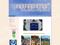 fanfarenzug-schoenfelder-hochland.com Webseite Vorschau