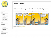 hans-kanns.net Webseite Vorschau