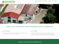 heckenberger.net Webseite Vorschau