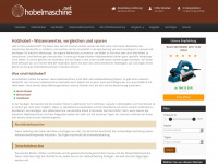 hobelmaschine.net Webseite Vorschau