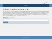 integral-research.net Webseite Vorschau