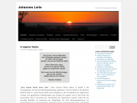johannes-lerle.net Webseite Vorschau