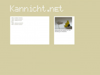 kannicht.net Webseite Vorschau