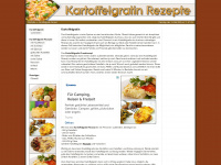 kartoffelgratin.net Webseite Vorschau