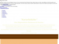 kartoffelkaefer.net Webseite Vorschau