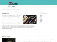 kescher.net Webseite Vorschau