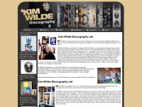kim-wilde-discography.net Webseite Vorschau