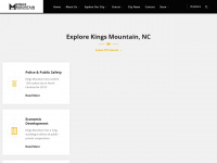 kingsmountain.net Webseite Vorschau