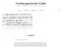 kuettler.net Webseite Vorschau