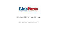 lineforce.net Webseite Vorschau