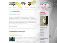 lustaufkunst.net Webseite Vorschau