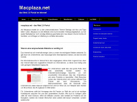 macplaza.net Webseite Vorschau