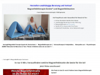 magnetfeld-therapie.net Webseite Vorschau