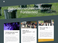 morino-orchester.net Webseite Vorschau